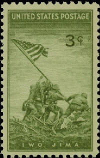 Scott 929 - 3c Iwo Jima - Marines