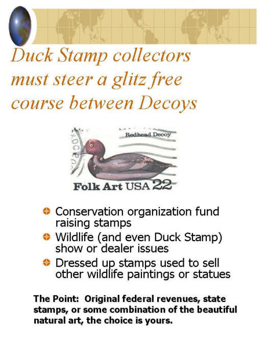 Duck Stamps and Imposters:  11/11